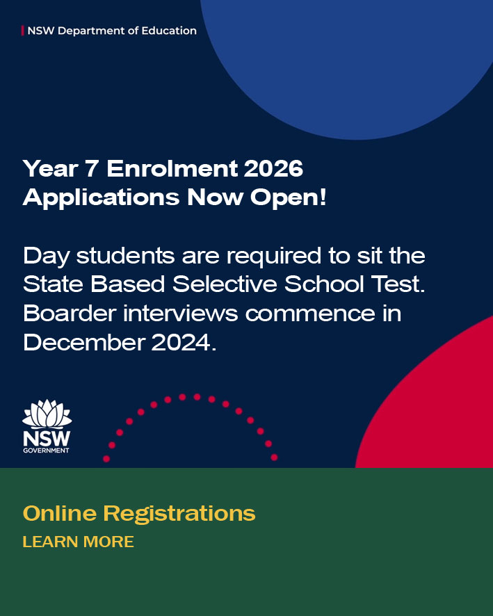 Year 7 Enrolment 2026. Applications open now