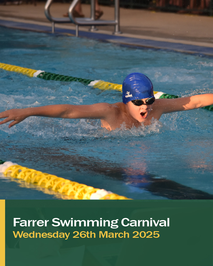 Farrer 2025Swimming Carnival